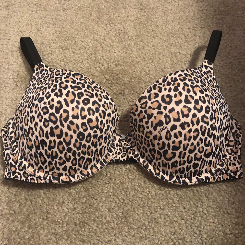 Leopard Print VS PINK Bra